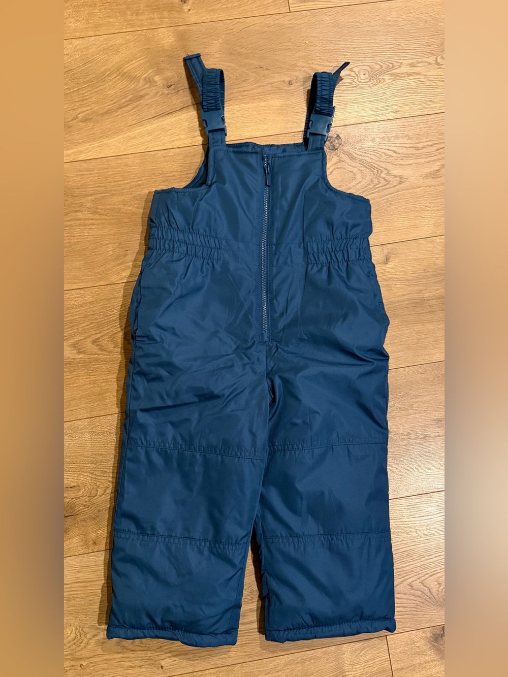 Carter's Navy Blue 4T Insulated Bib Overall Snow Pants Adjustable Straps Zip